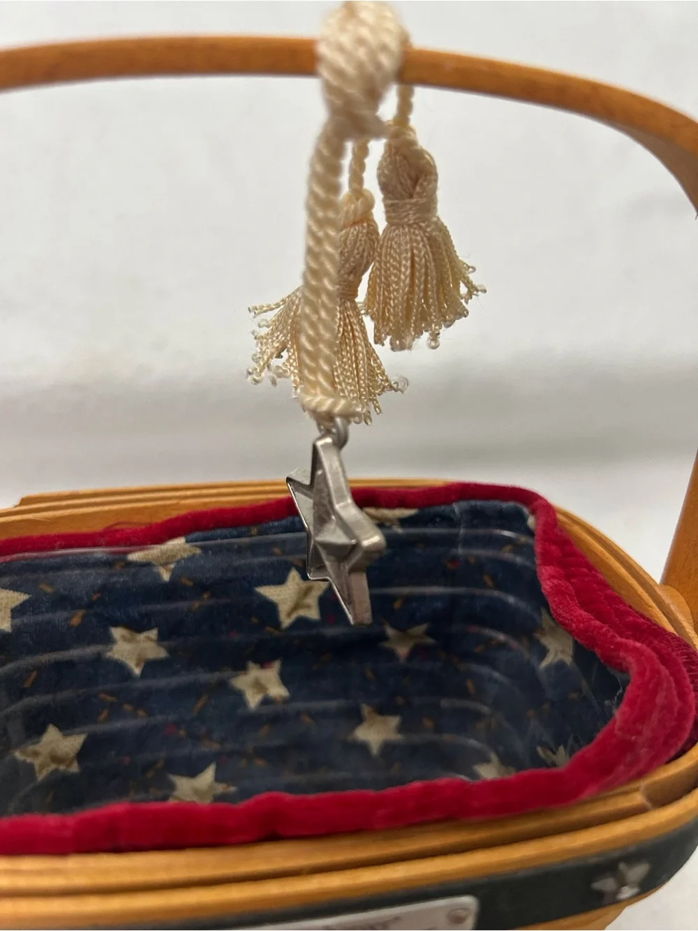 Longaberger 2001 Inaugural Basket Red, White & Blue